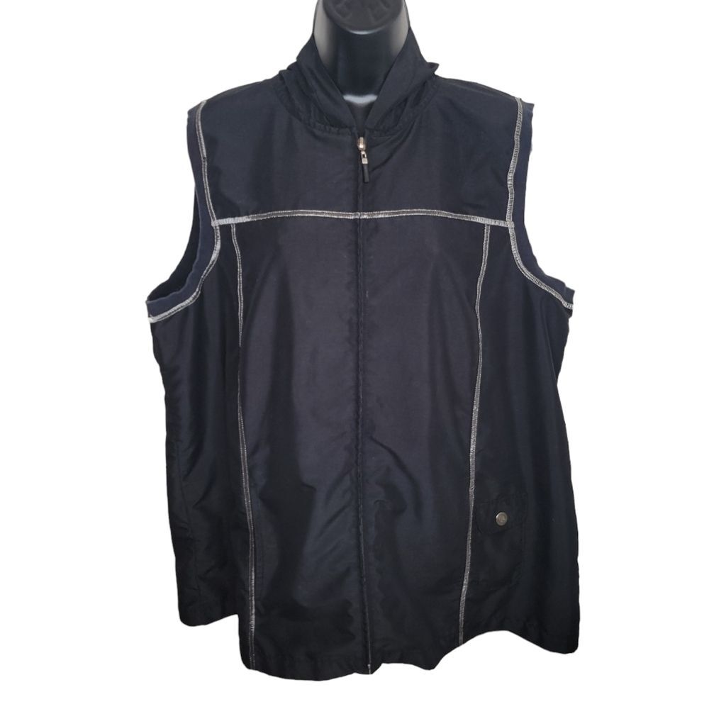 Liz & Me Sport full zip hooded vest size 1x (18/20w)